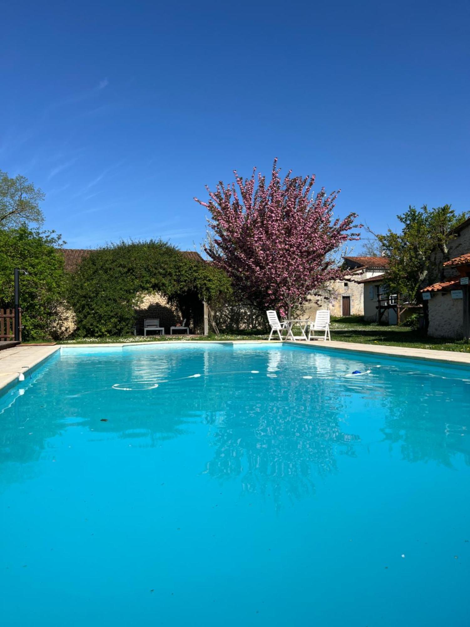 Entire Apartment With Swimming Pool Near Aubeterre Saint-Romain  外观 照片